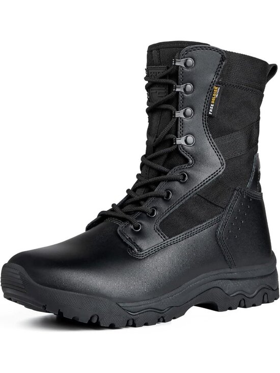 Other - Men's Black Suede Leather Lightweight Durable Military Work Tactical Boots